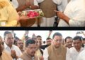 Nitin Naveen performed puja at Mahalaxmi temple