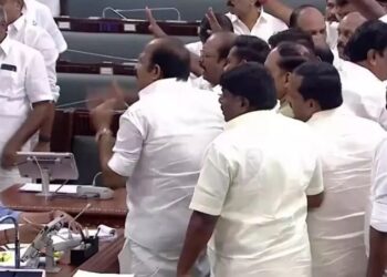 Uproar in the Tamil Nadu Assembly