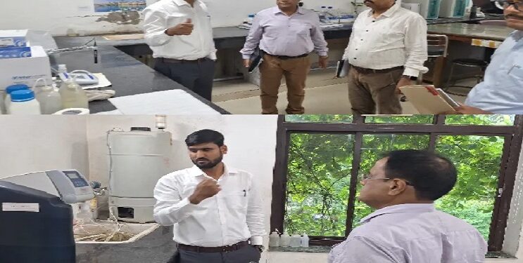 Bihar team did exposure visit to water laboratory